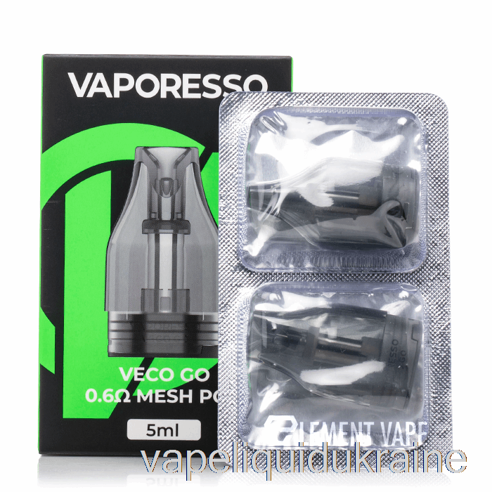 Vape Liquid Ukraine Vaporesso VECO Go Replacement Pods 0.6ohm VECO Go Pods